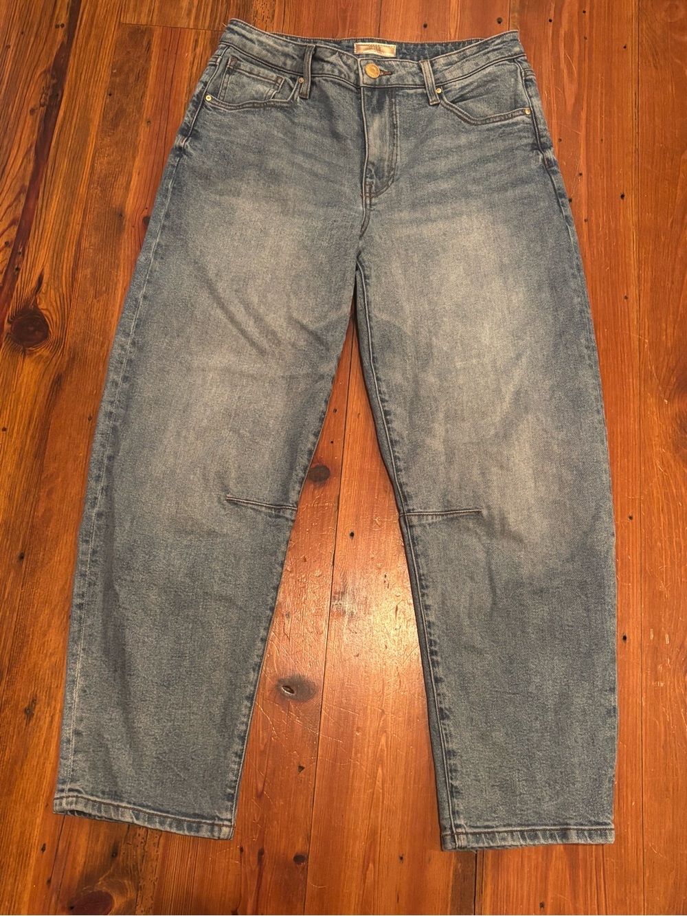 Kut from the Kloth Light Blue High-Rise Relaxed Jeans